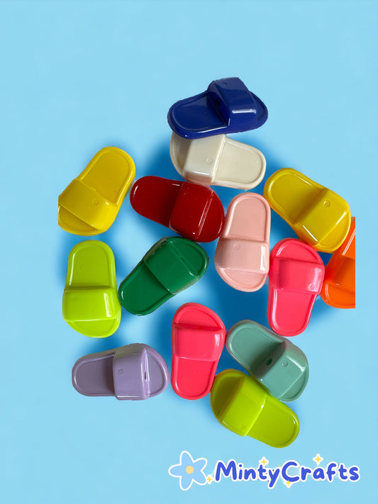 Sandal Colorful Bead Acrylic Charms for DIY, Make Keychains,Earrings