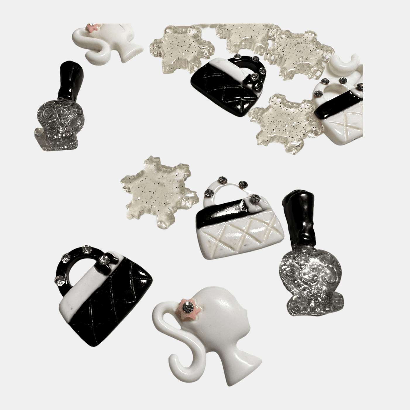 Fashion Girl Charms - Envoga HandbagsFlatback Charms