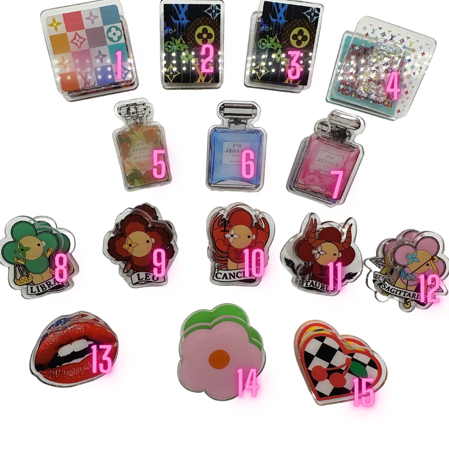 Unique paper clips, colorful cute clips for school or office, shape clips, clips for school papers or office, Envoga Handbags