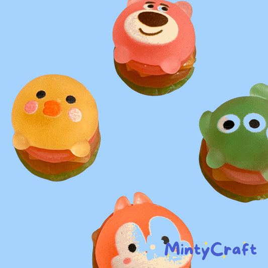 Burger Character Charms Luminous Glow