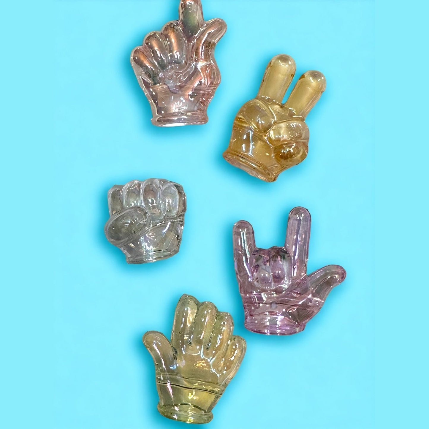 Sign Language Hands Charms Luminous