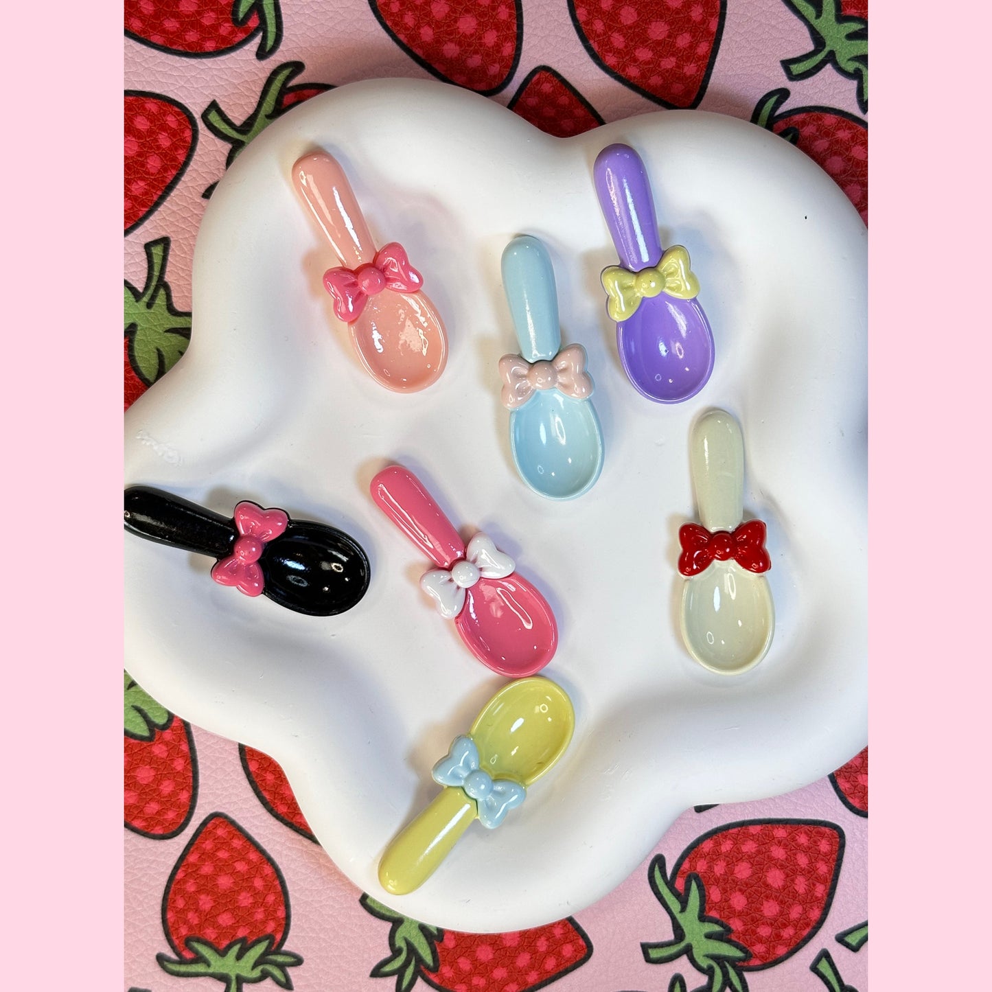 Bow Spoons Charms 5 Pcs