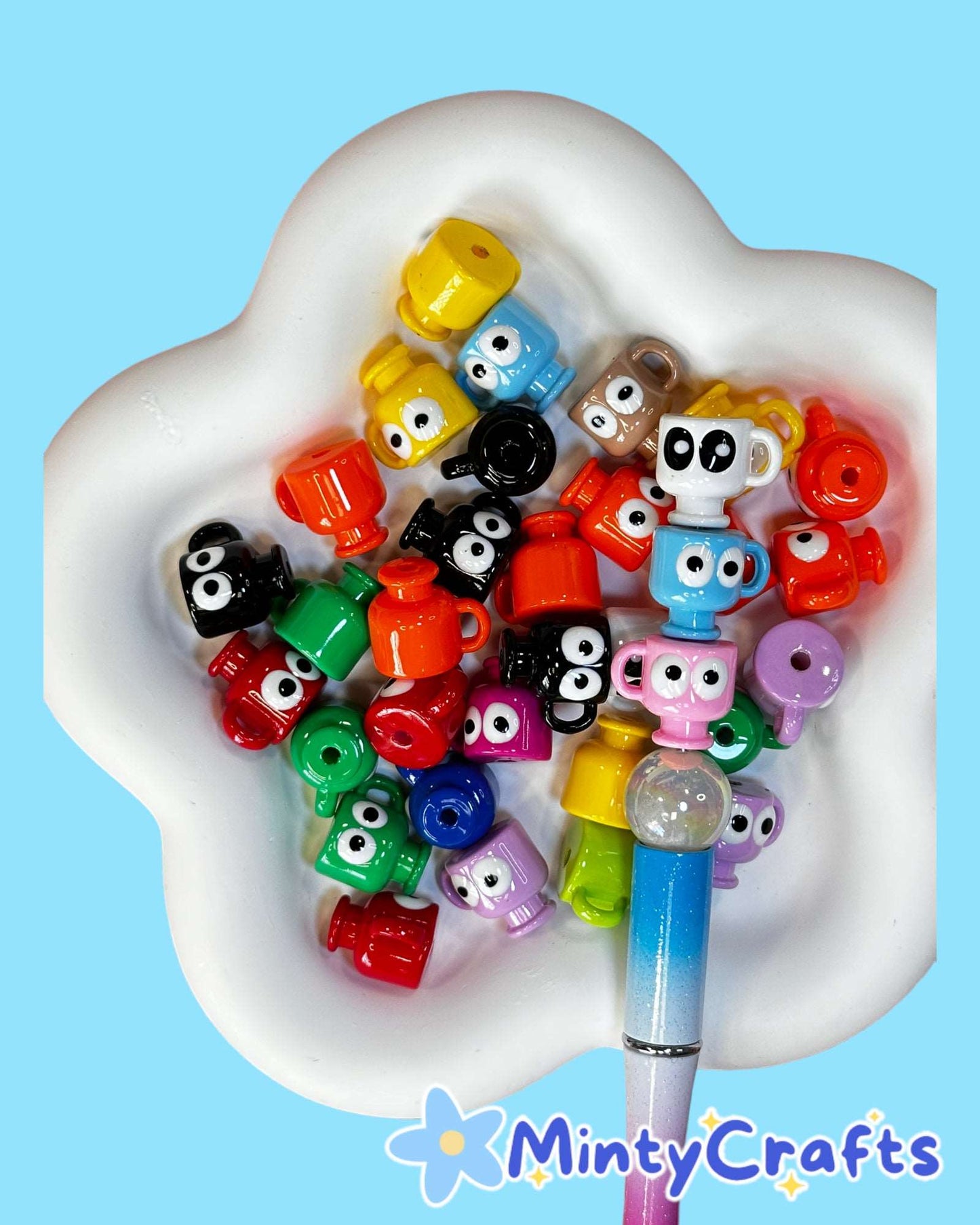 Kooky Eyes Cup Beads