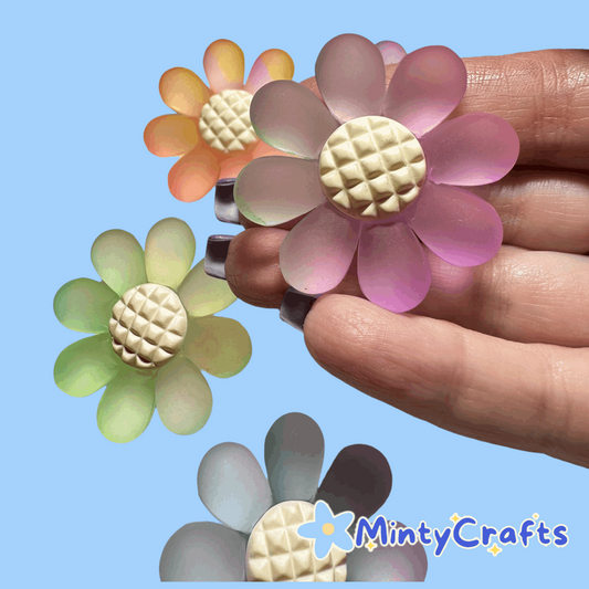 Acrylic Flower Pendant Charms for DIY