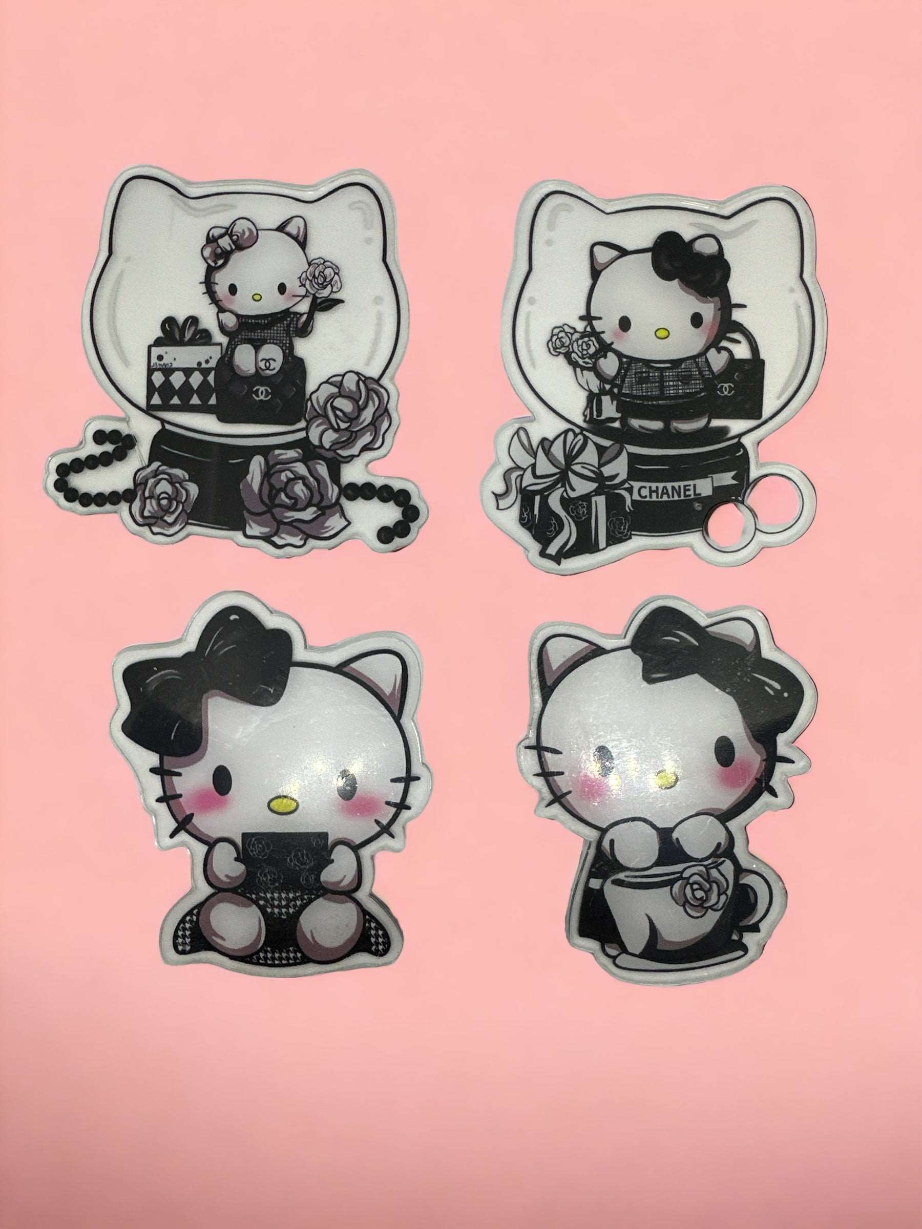 Acrylic Charms for DIY | Kitty Cat Theme | 2 pieces