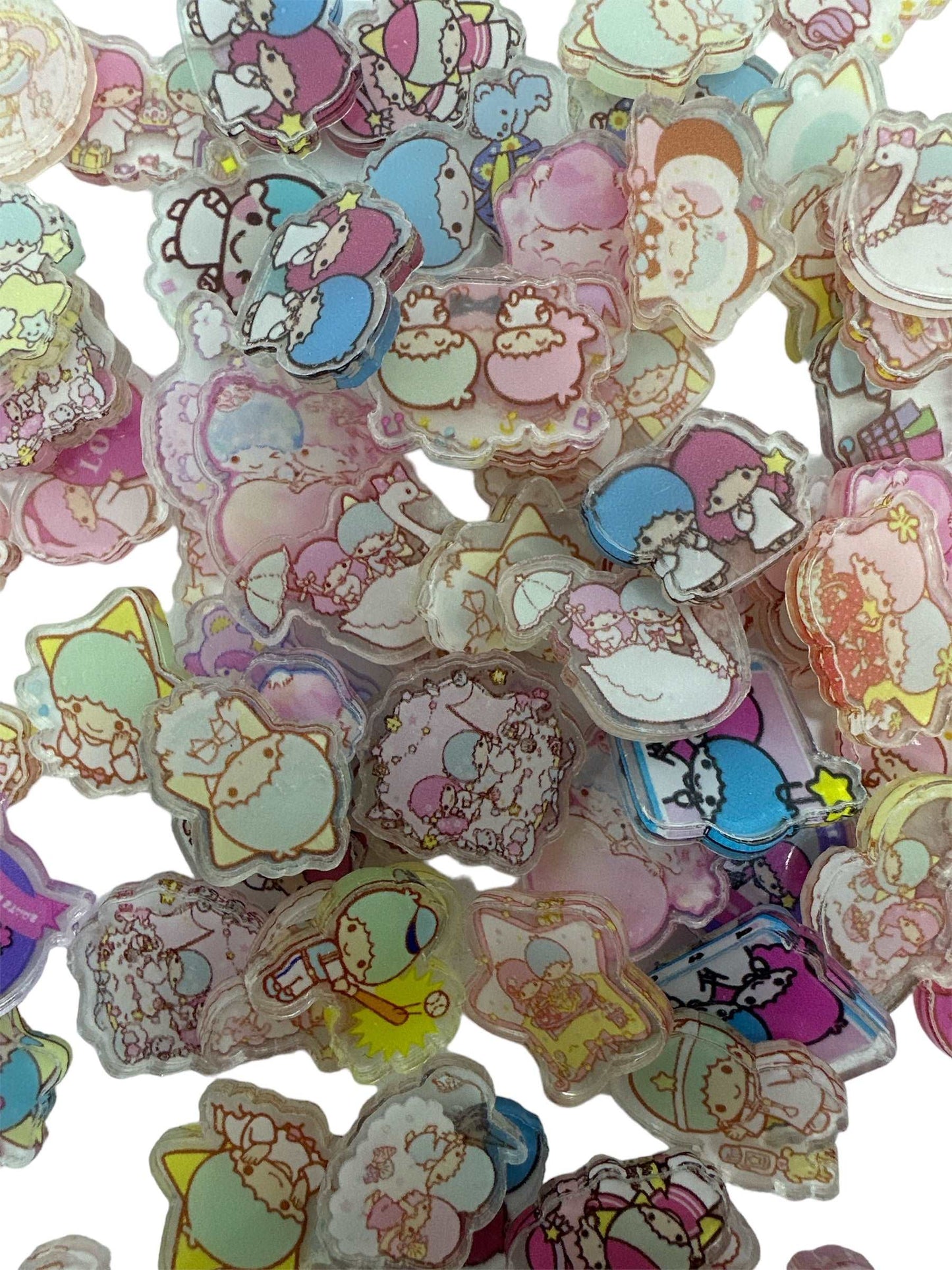 Acrylic Charms for DIY | Twin ⭐️ Theme | 20 pieces