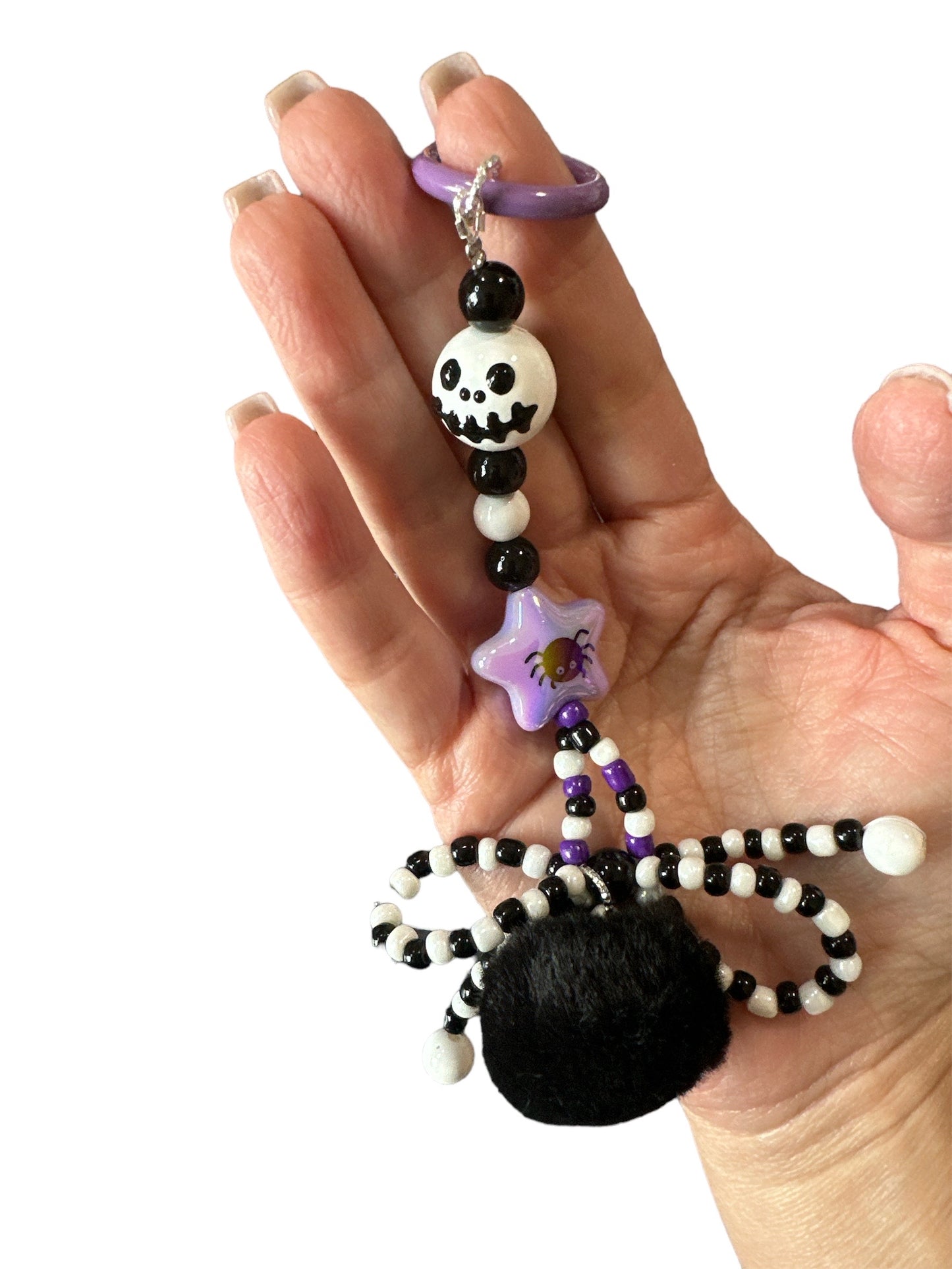 Phone/Handbag Bead Charm Spider Spook