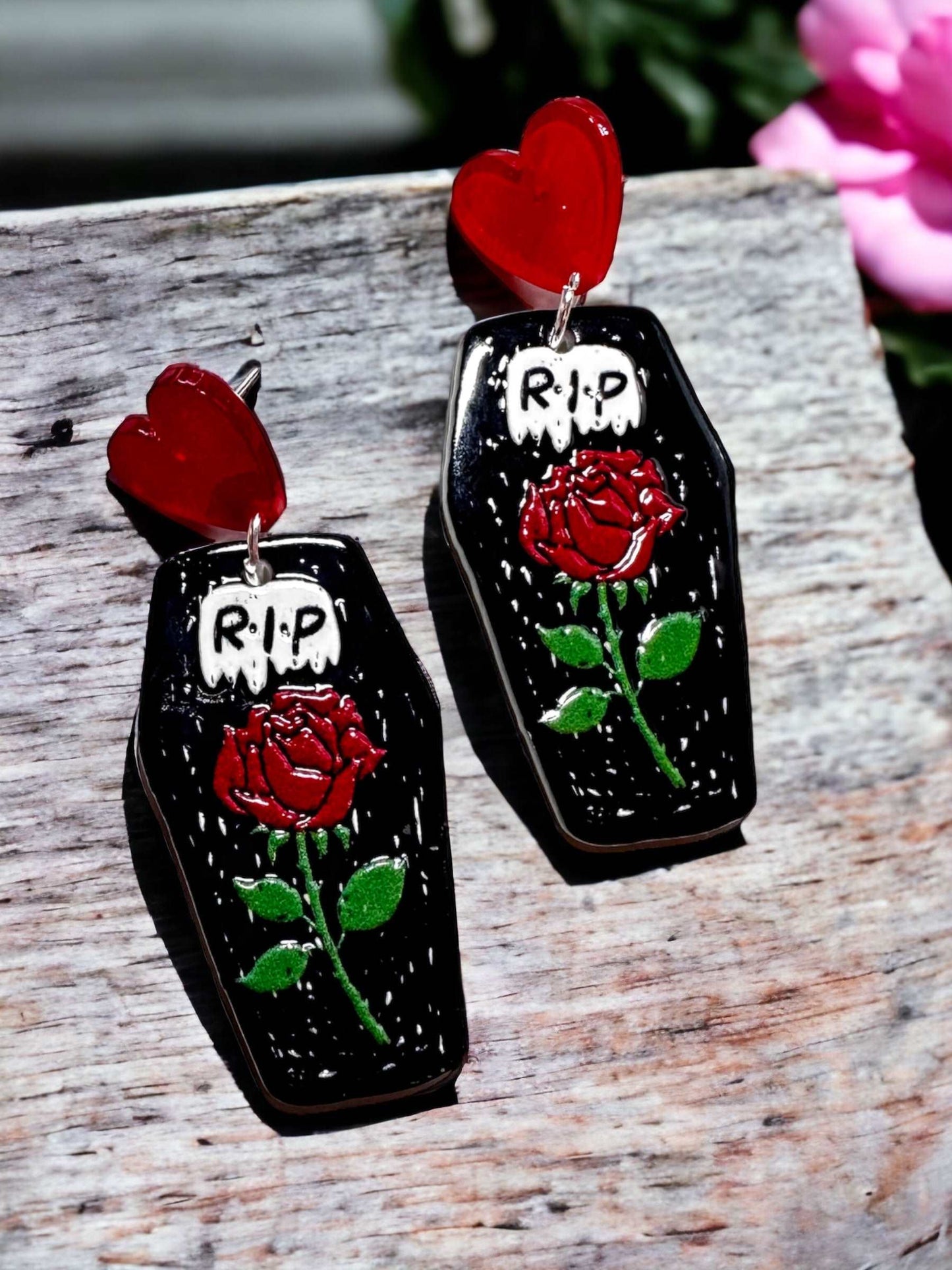 Coffin Costume Accessory, Cute Dangle for Halloween, Gift for Girls