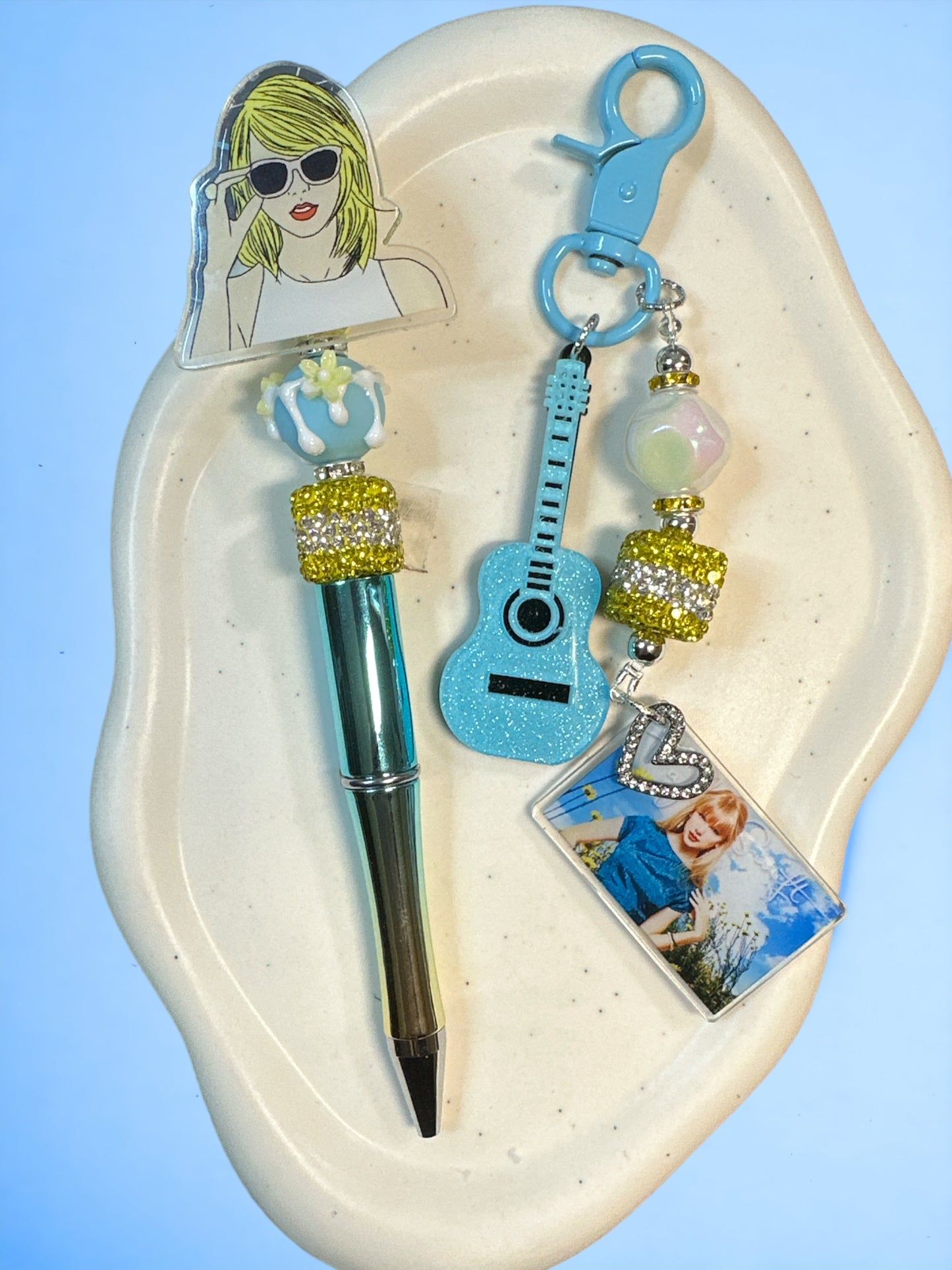 Swiftie Pen And Keychain/Charm Set