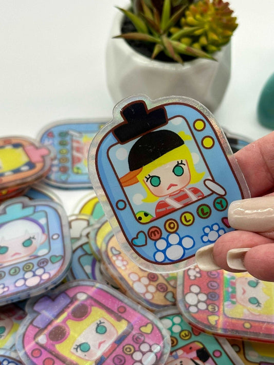 Acrylic Charms for DIY |Tamagocchi Girl Theme | - Envoga Handbags