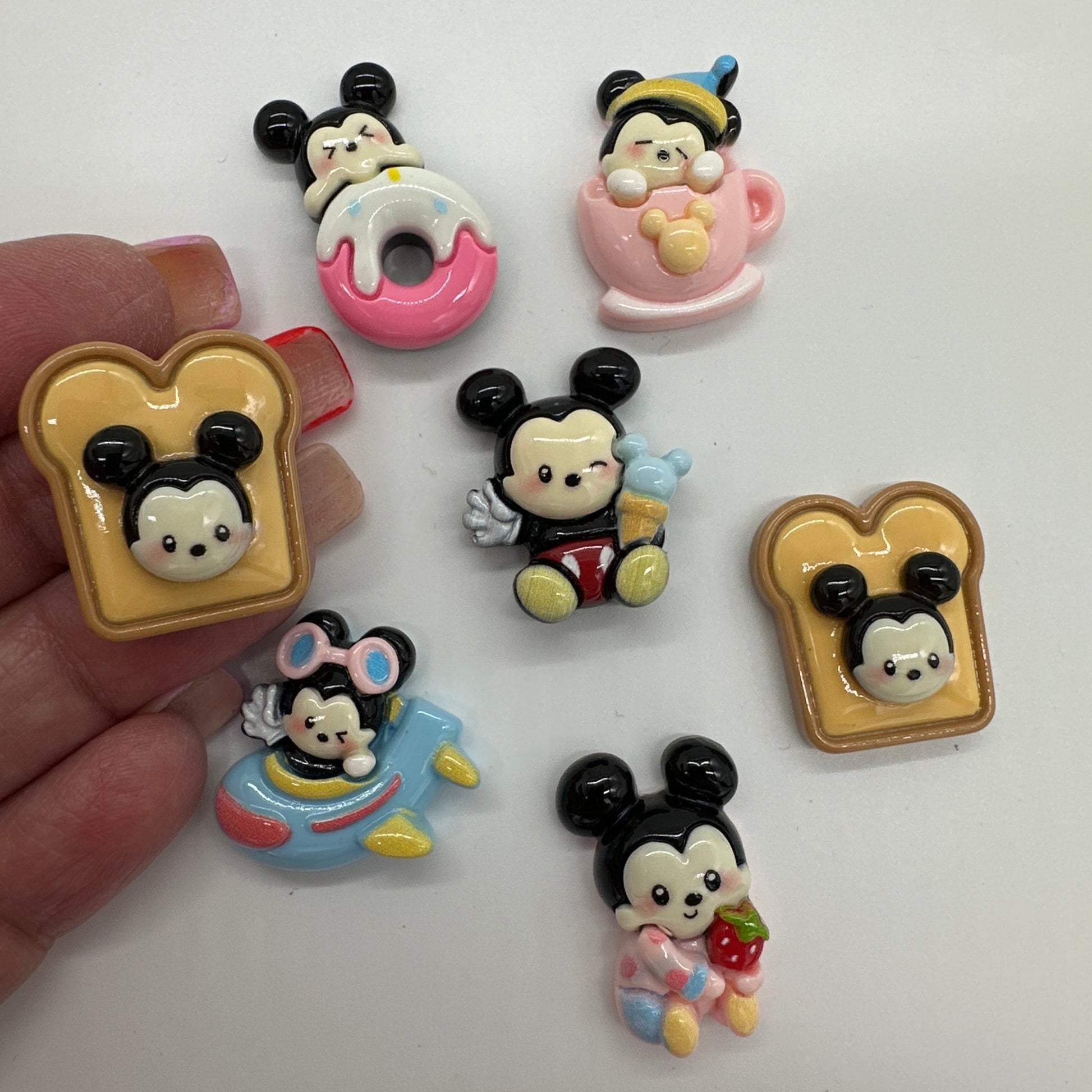 Baby Mouse Character Face Resin Charms - Envoga Handbags