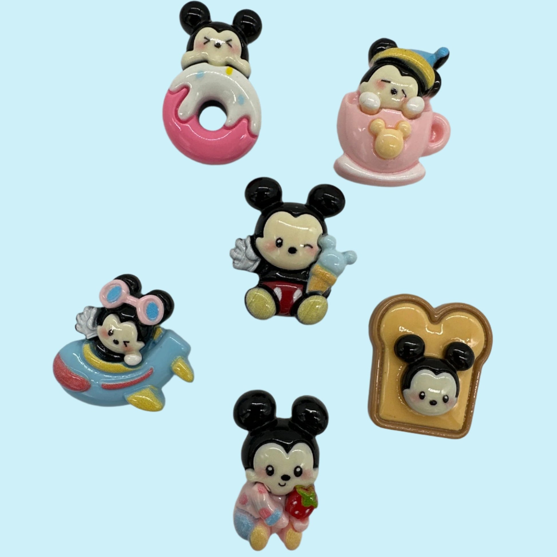 Baby Mouse Character Face Resin Charms - Envoga Handbags