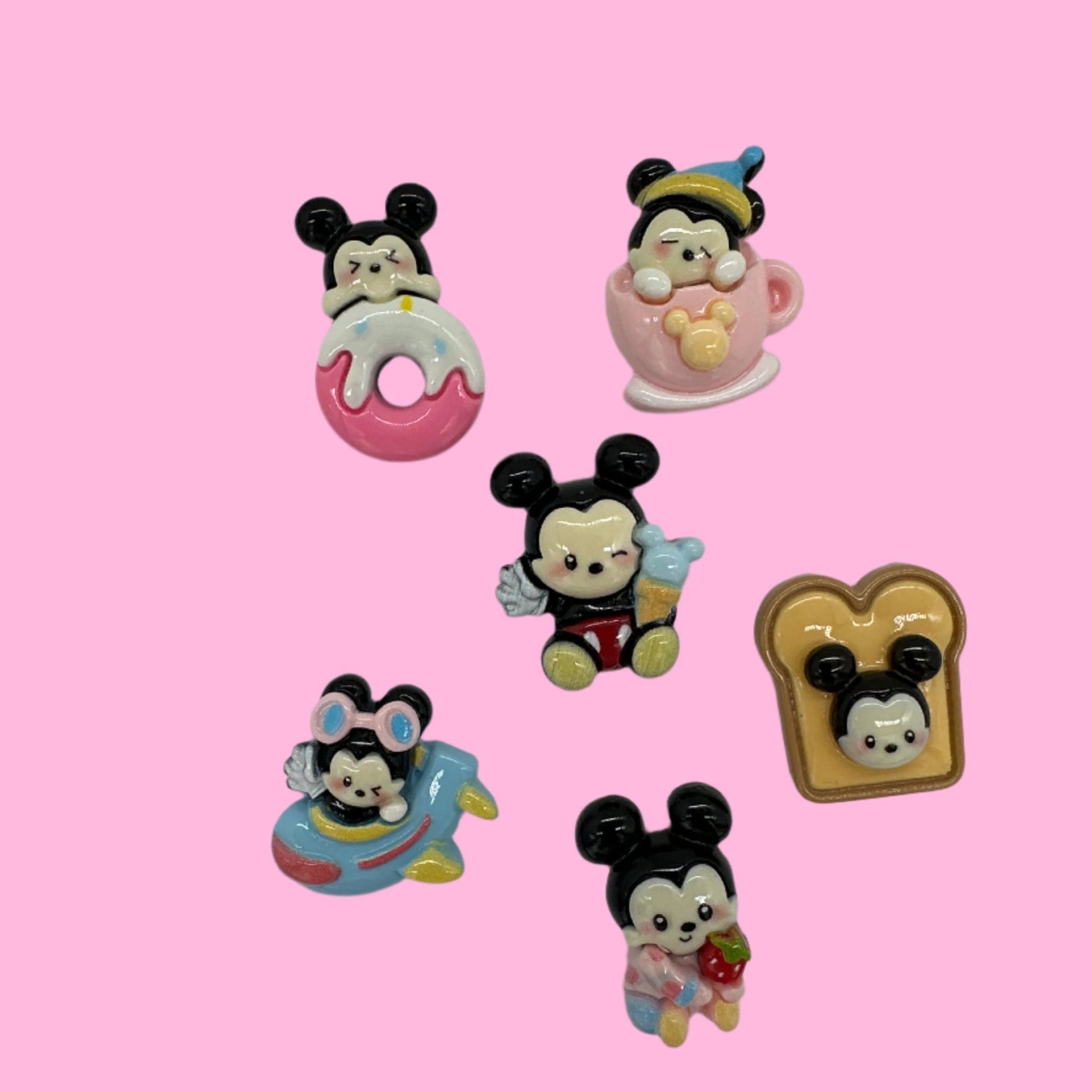 Baby Mouse Character Face Resin Charms - Envoga Handbags