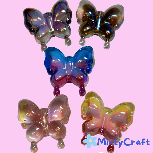 Butterfly Shape Acrylic Beads - Envoga Handbags