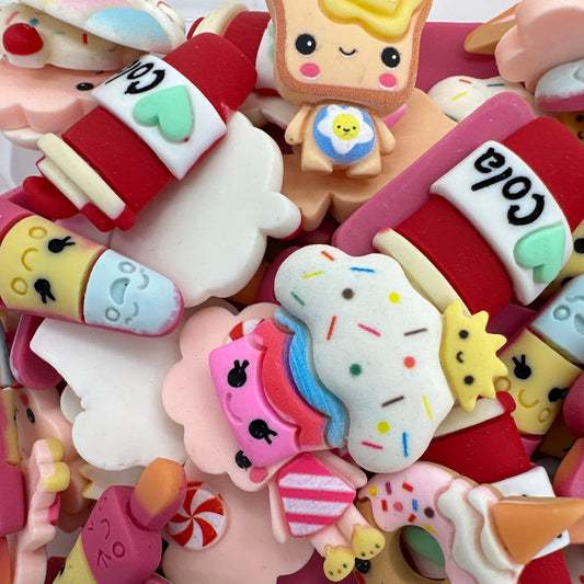 Ice Cream Snacks Resin Charms - Envoga Handbags