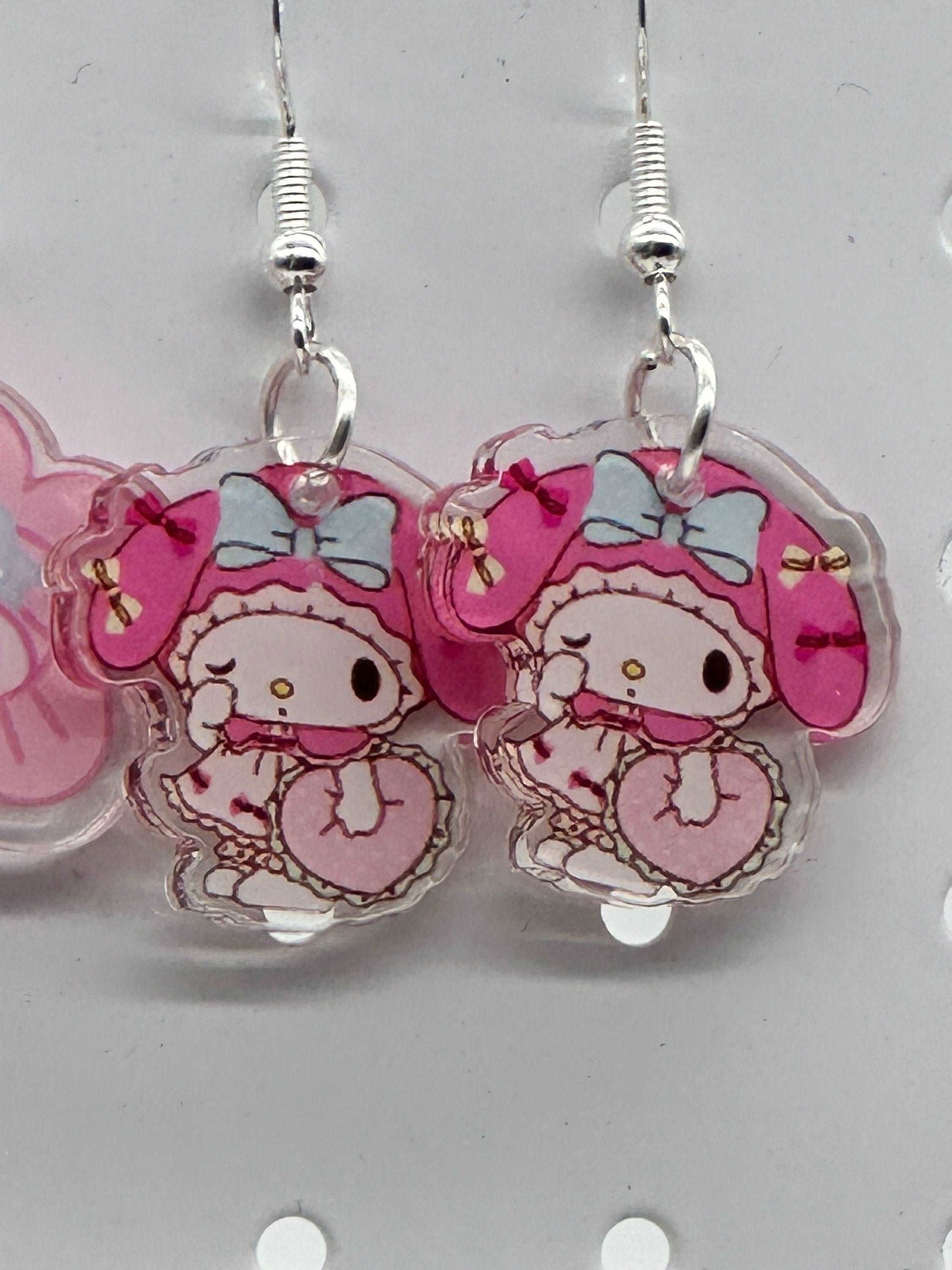 Kawaii Character Earrings, Little Girl Earrings, Cute Dangle Earrings, Gift for Daughter