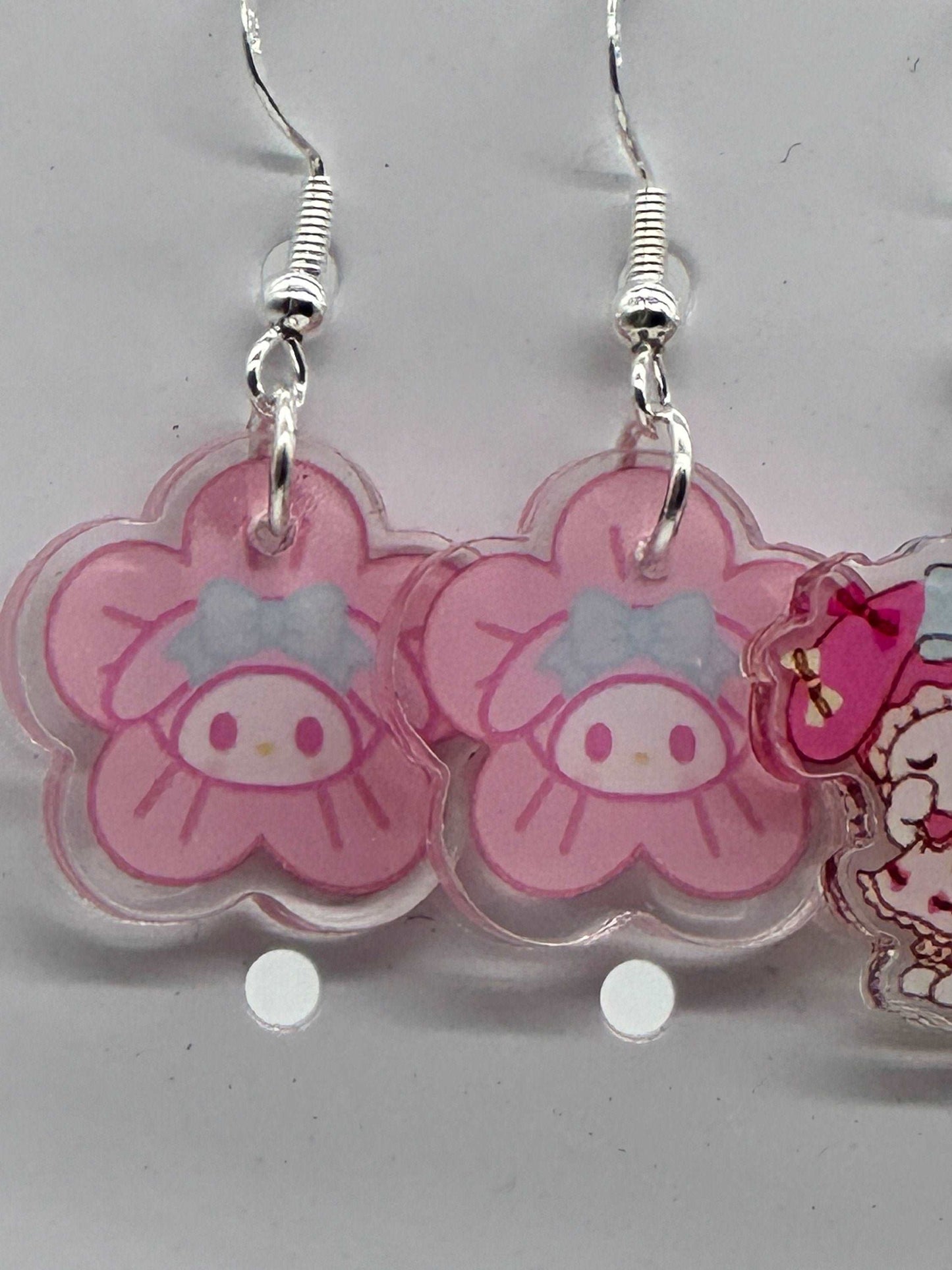 Kawaii Character Earrings, Little Girl Earrings, Cute Dangle Earrings, Gift for Daughter