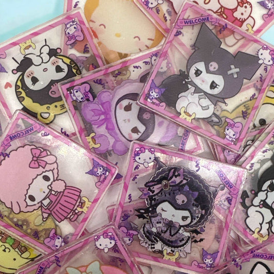 Acrylic Charms for DIY |Kawaii Theme | 10 pieces