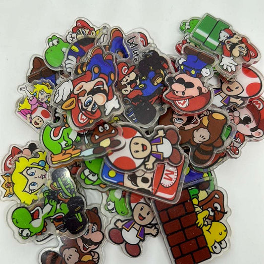 Acrylic Charms for DIY |Video Games Theme | 10 pieces