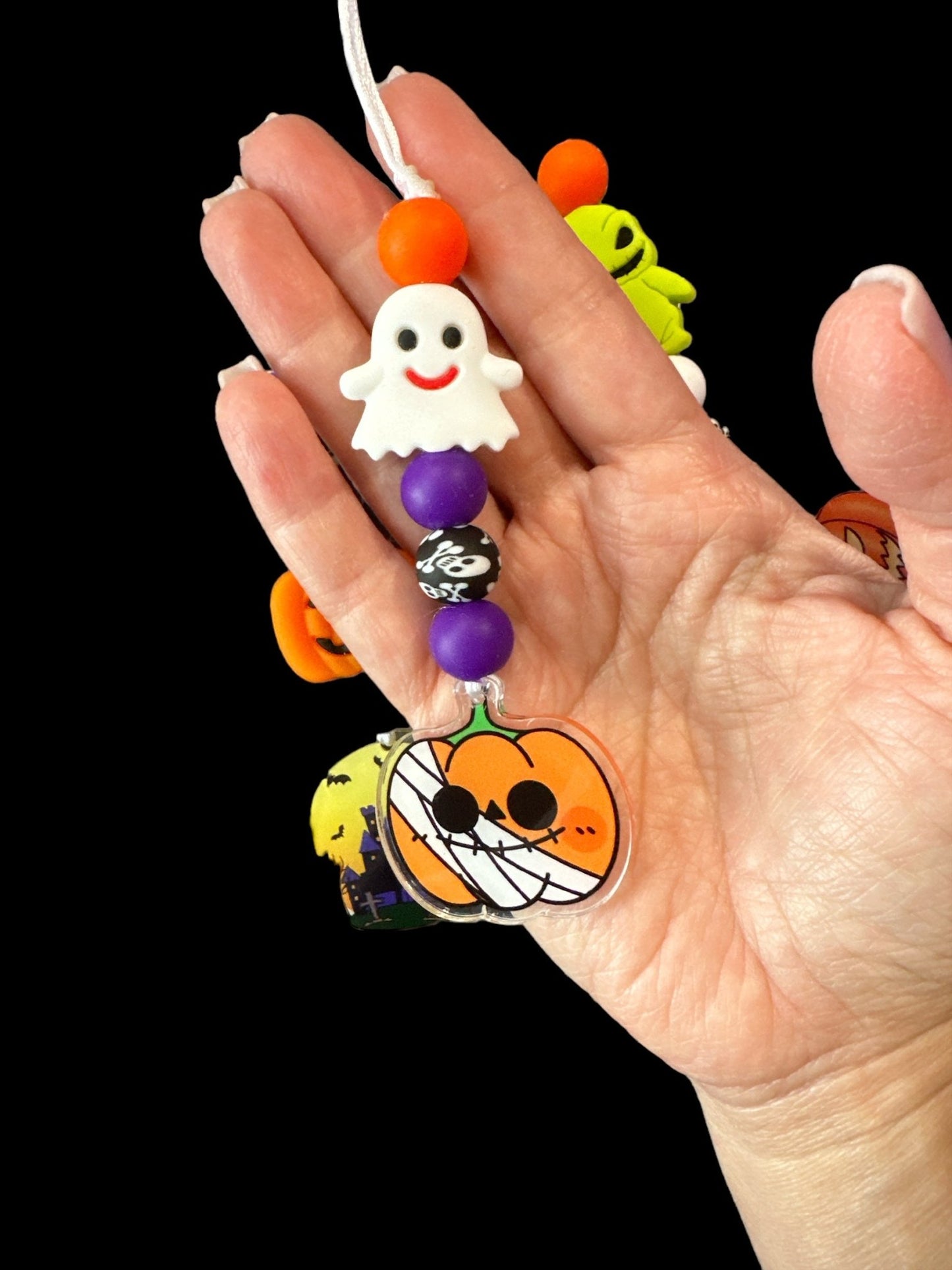 Phone/Handbag Bead Charm Halloween Silicone Beads - Envoga Handbagskeychains