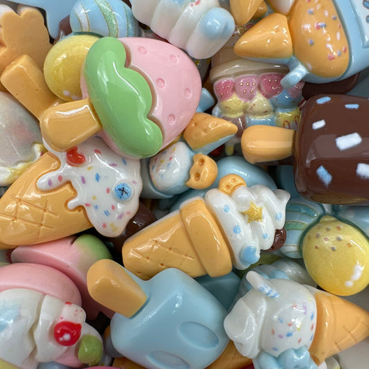 Yummy Ice Cream Treats Resin Charms - Envoga Handbags