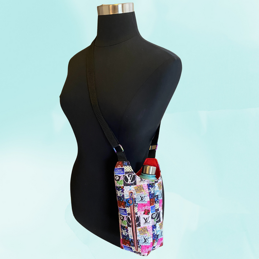 Water Bottle Sling Carrier - Fashion pink