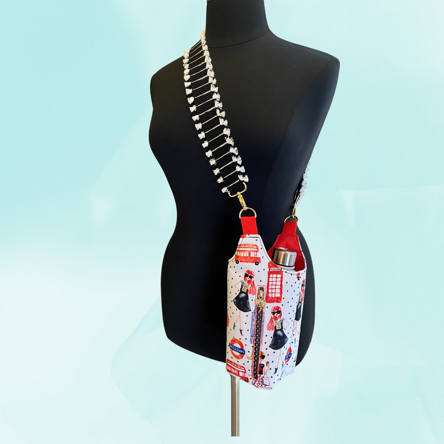 Water Bottle Sling Carrier - Fashion girl