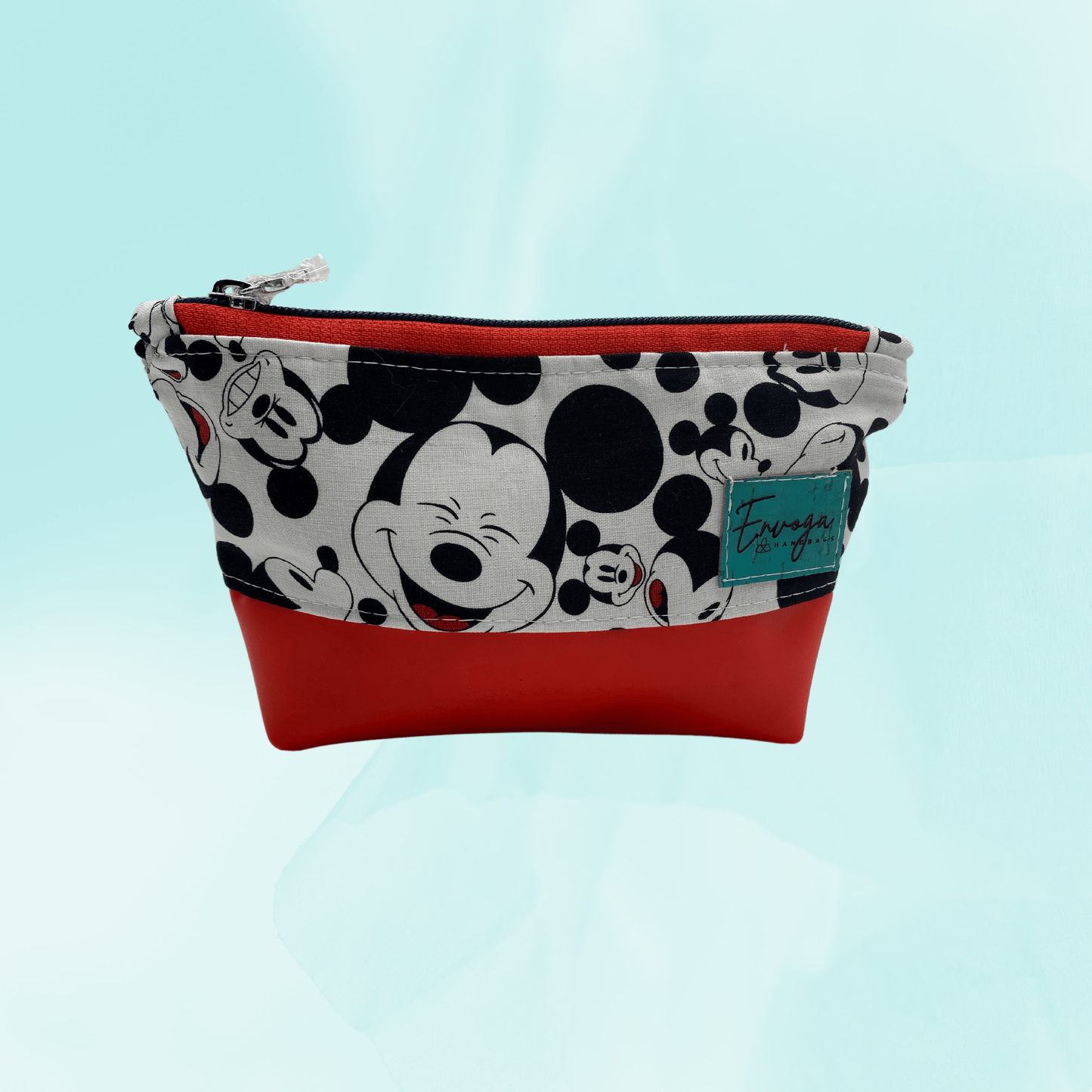 Snack zipper pouch - Smiley Mouse - Envoga HandbagsApparel & Accessories